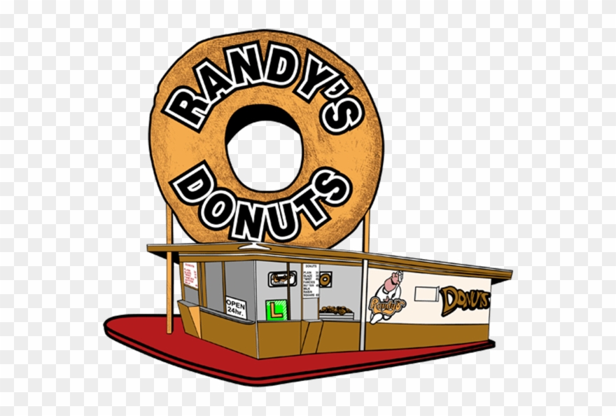 Design Unique And Outstanding Logo For You - Randy's Donuts Logo Clipart
