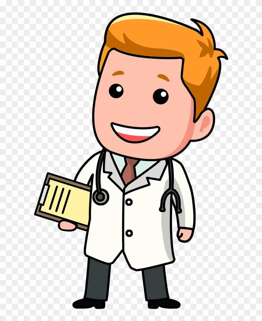 Doctor Logo Cliparthot Of The More And - Animasi Dokter Laki Laki - Png Download