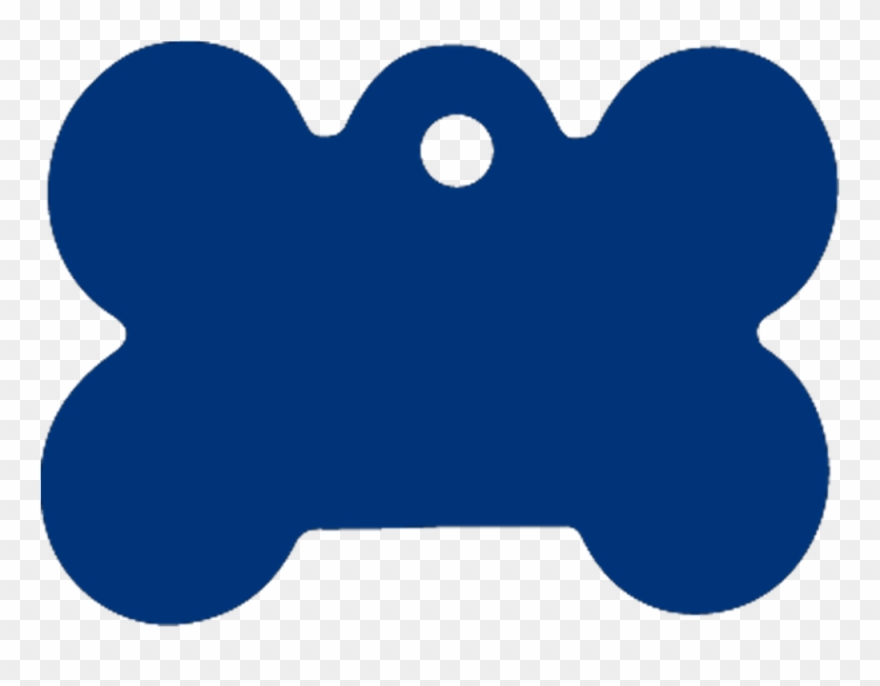 Download - Blue Bone Dog Tag Clipart
