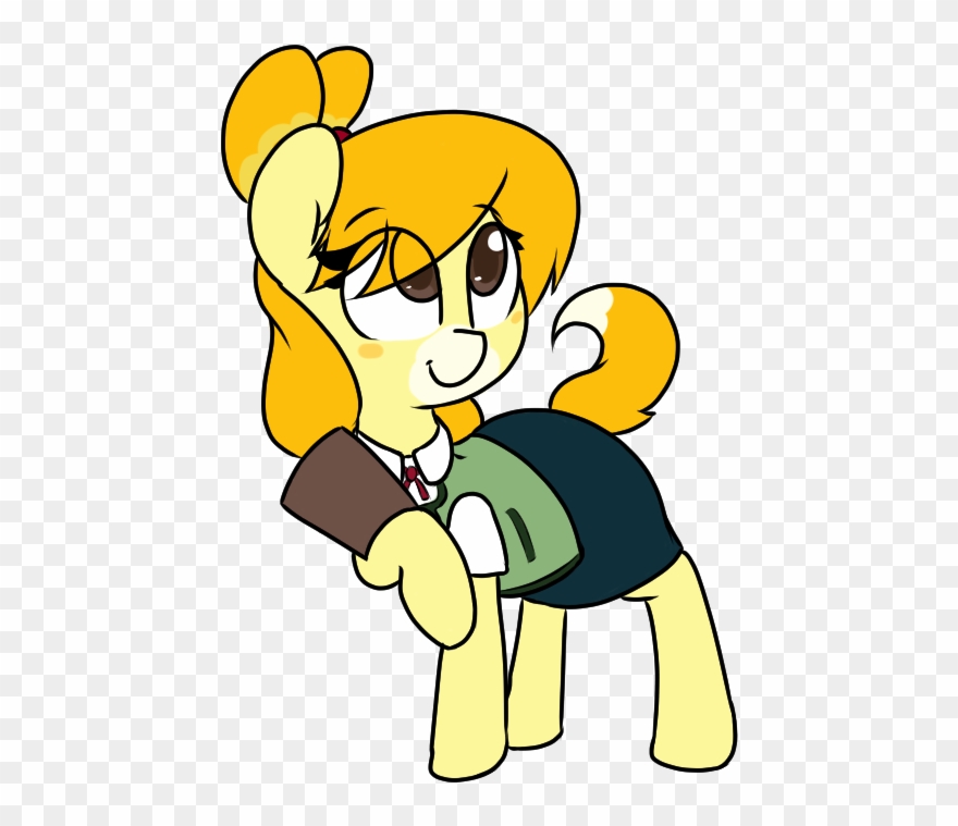 Animal Crossing, Animal Crossing New Leaf, Artist - Animal Crossing Isabelle Mlp Clipart