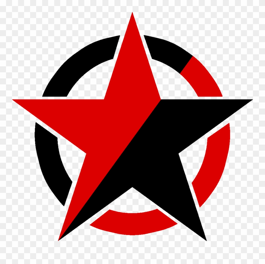 Star Clipart, Question Everything, Lp, Clip Art, Tatoo, - Anarchist Star - Png Download