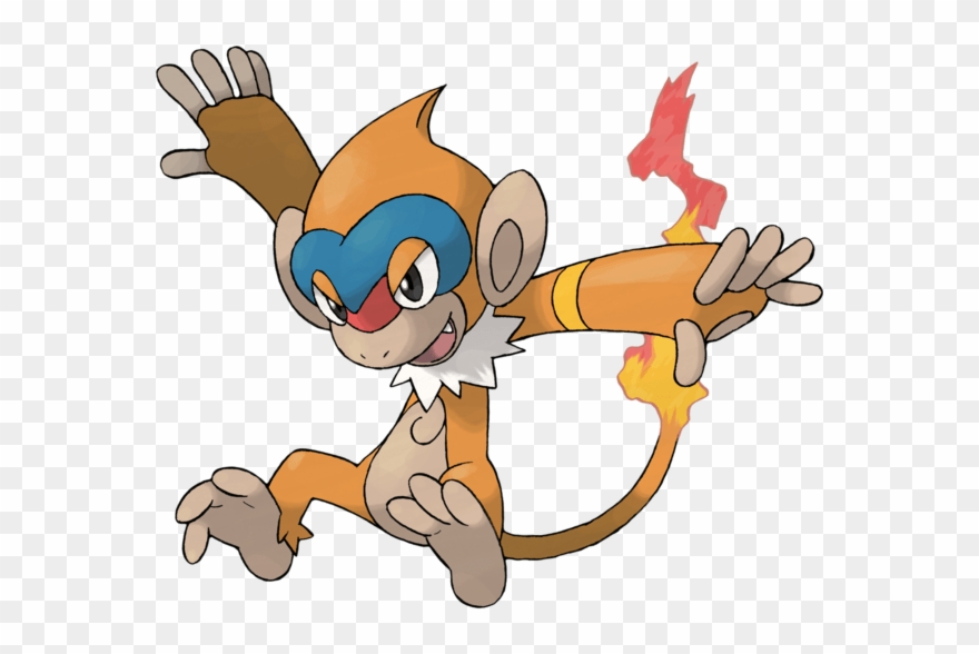 Pokémon Sun & Moon - Pokemon Chimchar Clipart