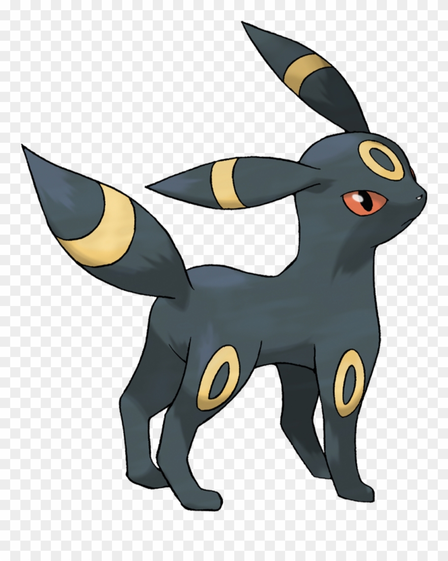 Umbreon Sugimori Artwork - Top Pokemon Clipart