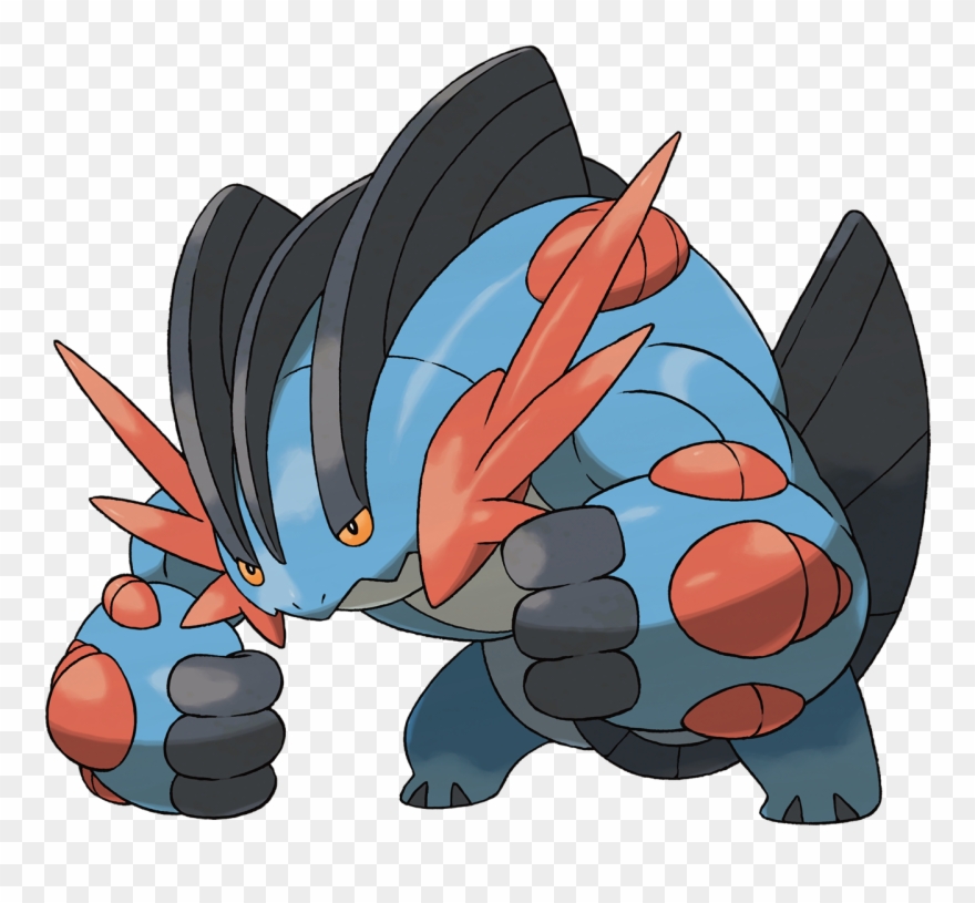 Swampert Sugimori Artwork - Pokemon Swampert Clipart