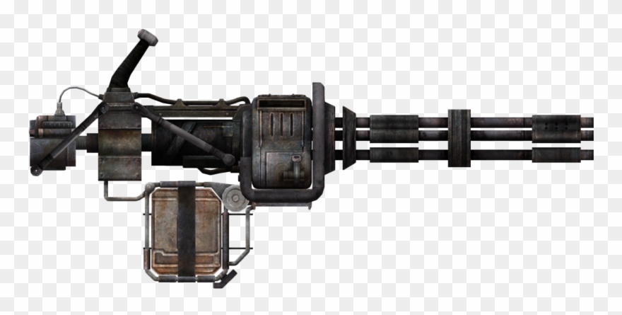 Fallout Wiki Fandom Powered - Minigun Fallout New Vegas Clipart