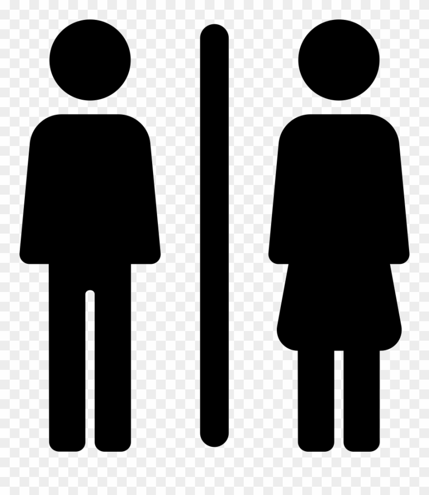 Baggage Drop Toilets - Toilet Person Sign Png Clipart