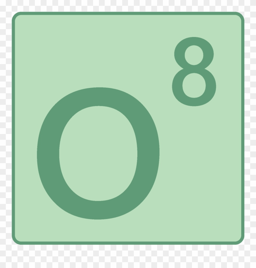 This Icon Is Simply The Letter "o" Centered Inside - Oxigênio Na Tabela Periodica Png Clipart