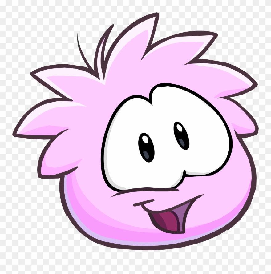 Pink Puffle - Dog Puffle Club Penguin Clipart