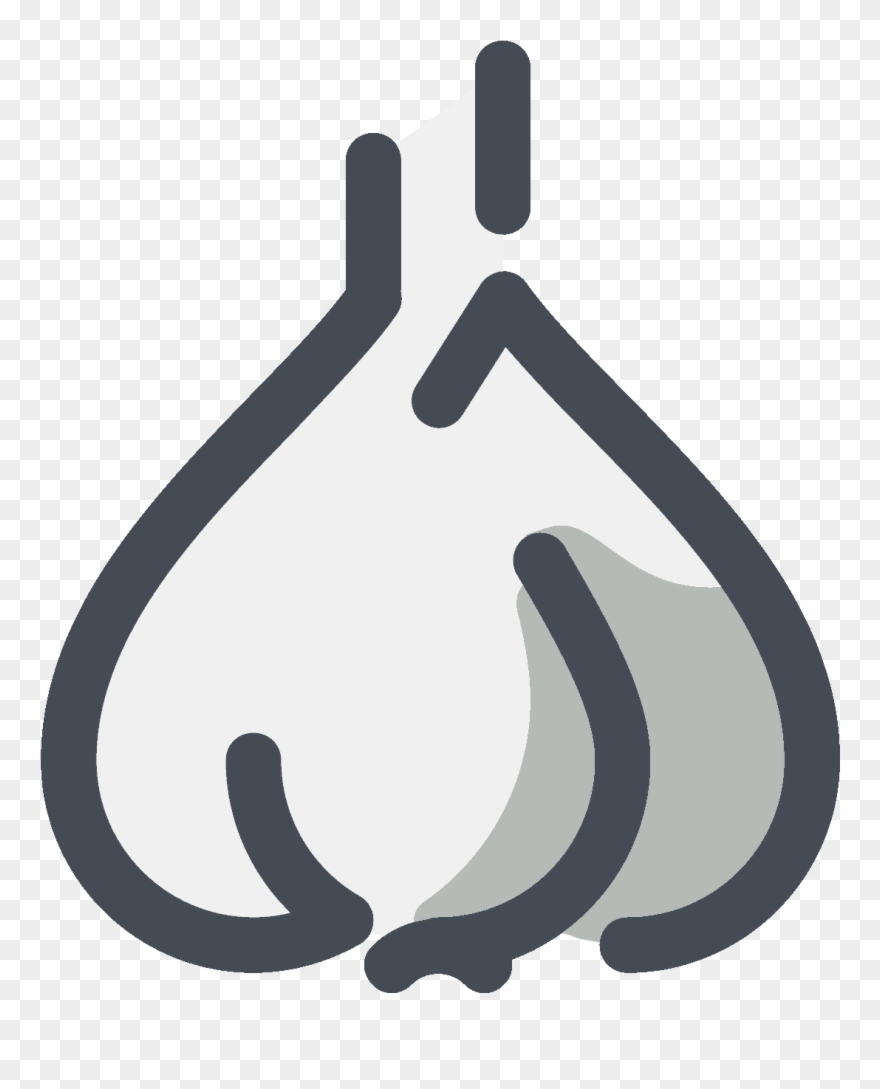 White Garlic Icon - Icon Clipart