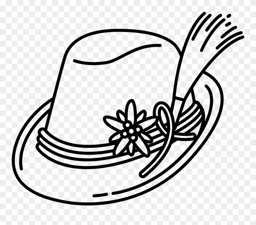 Filewikipedia15 Austria Hat - Coloring Book Clipart