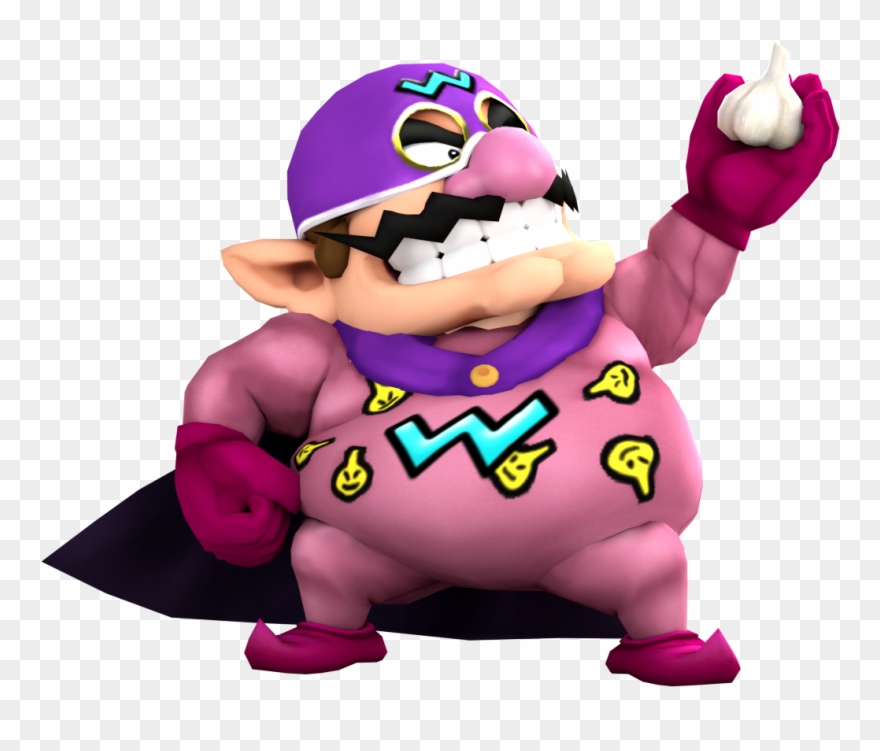 If This Post Gets ∞ Upvote , This Will Be Our New Mascot - Wario Man Clipart