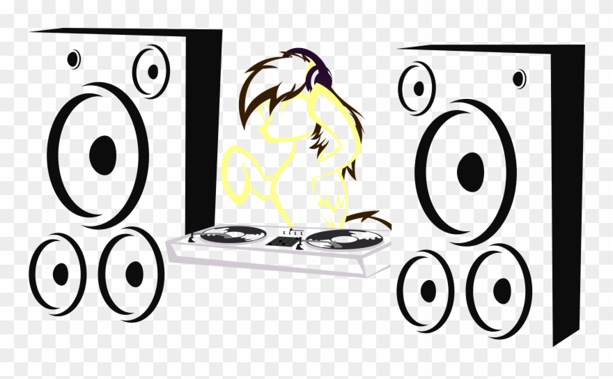 Turntables Drawing Transparent Tumblr - Loudspeaker Clipart