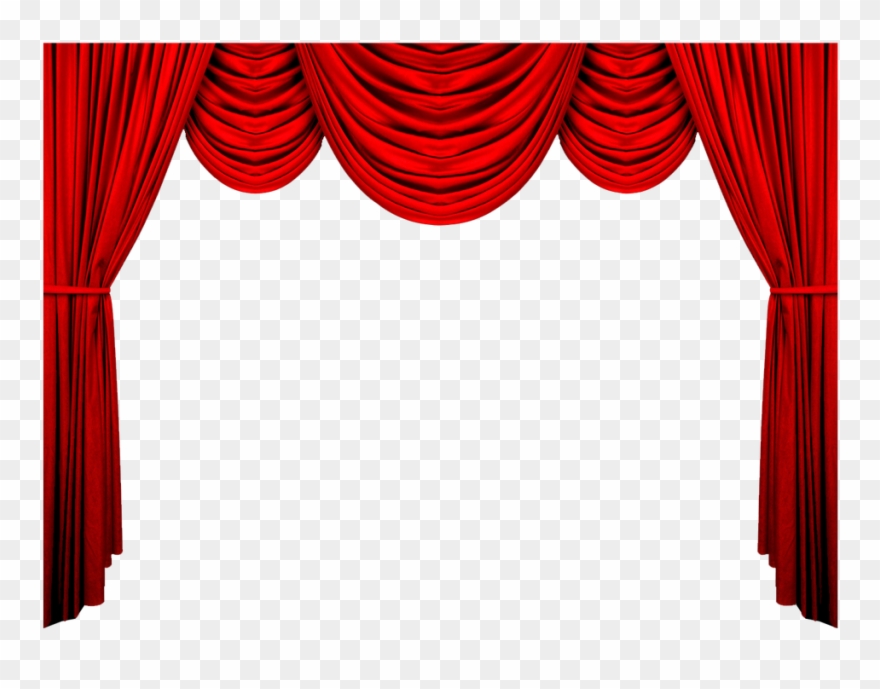 Red Curtain Background Png Clipart