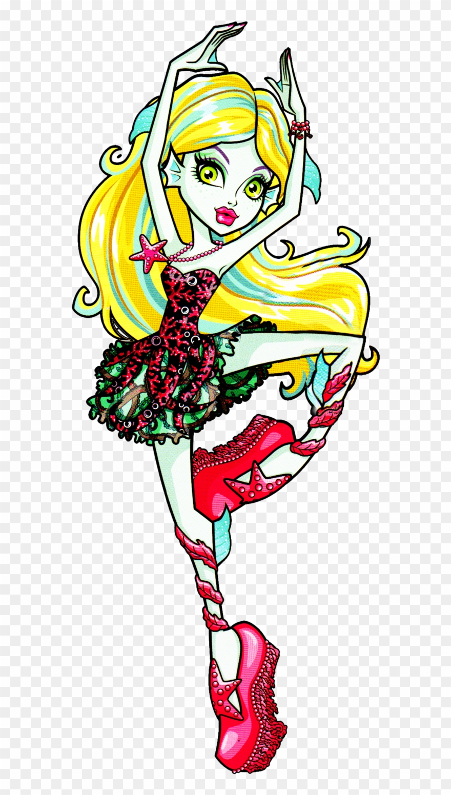 Lagoona - Monster High Lagoona Dance Clipart