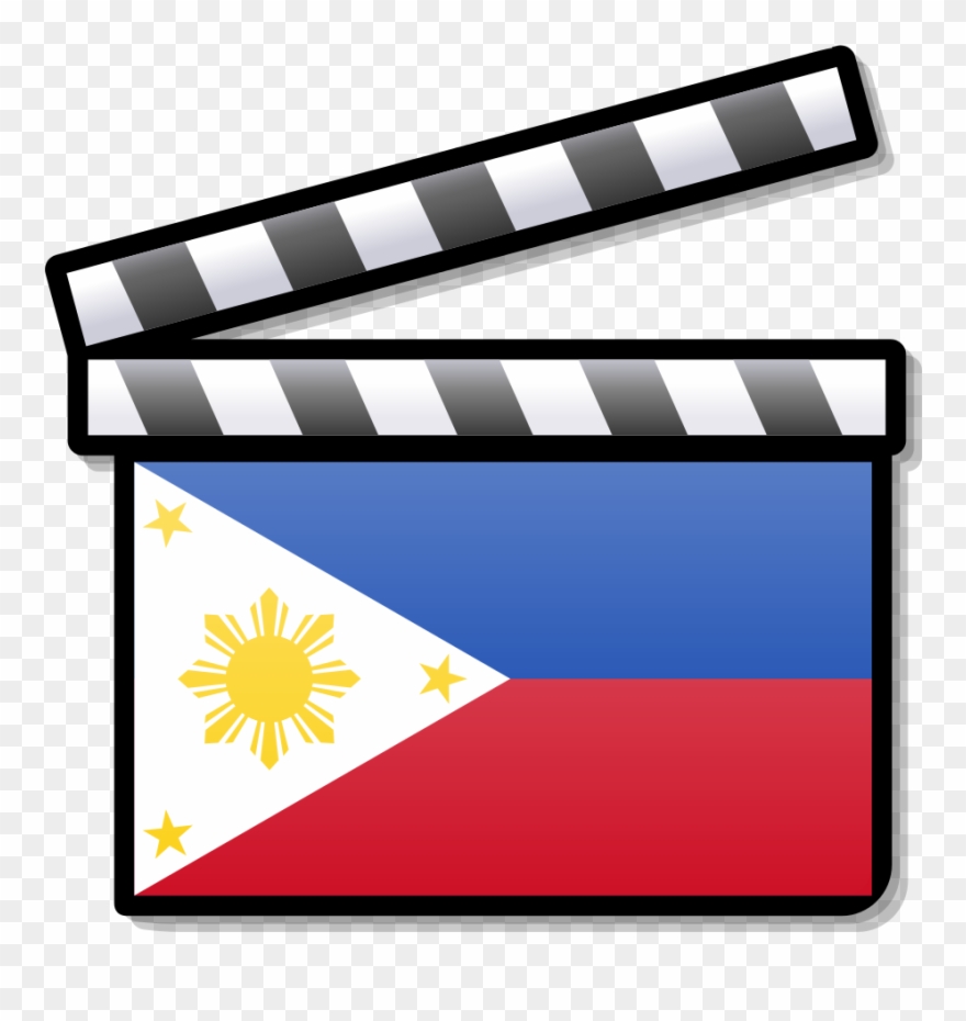 Philippines Film Clapperboard - One Act Play Logo Clipart