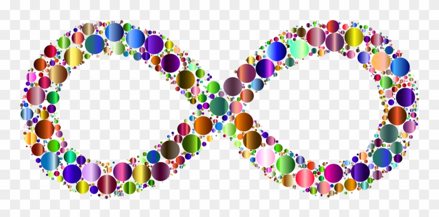 Infinity Clipart Gold - Infinity Symbol Colorful - Png Download