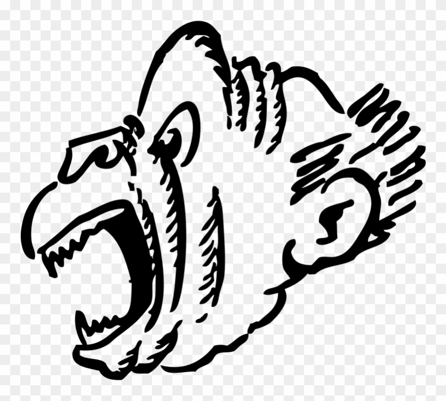 Clipart - Screaming Monkey - Screaming Monkey Clipart - Png Download