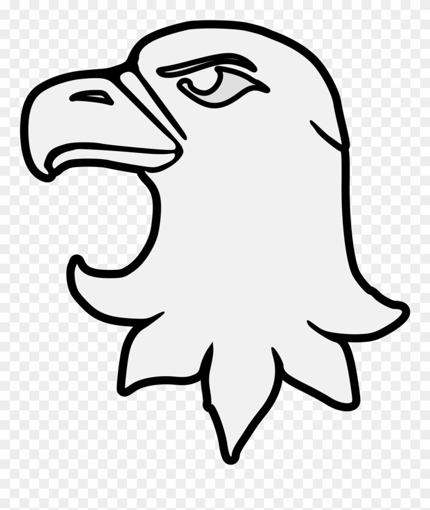 Eagle's Head Erased - Portable Network Graphics Clipart