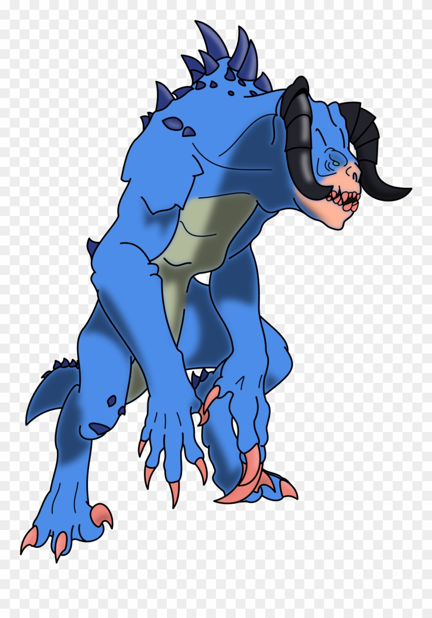 Library Chameleon Clipart Blue - Blue Chameleon Deathclaw - Png Download