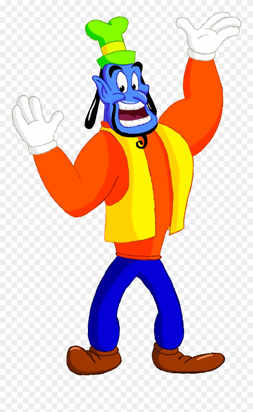 Genie As Goofy - Goofy Clipart