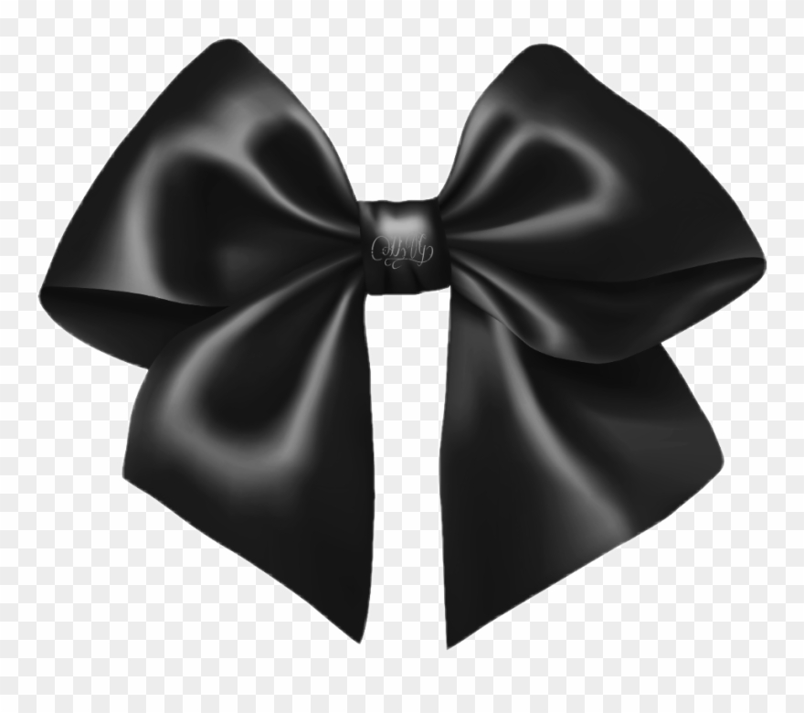 Black Bow Png - Transparent Black Bows Png Clipart