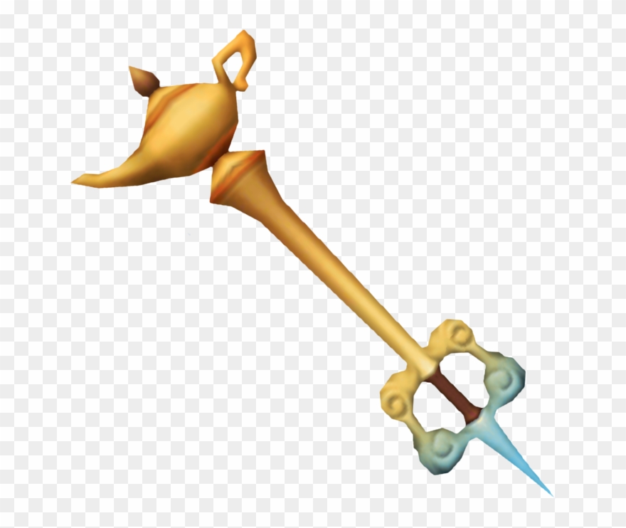 Genie's Keyblade - Aladdin Keyblade Clipart