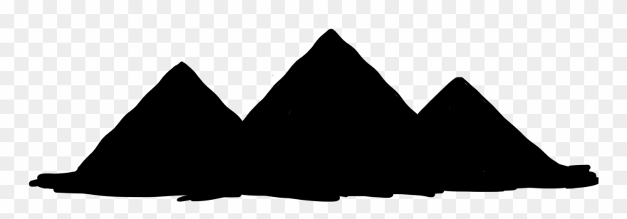 Egyptian Pyramids Silhouette - Egyptian Pyramids Silhouettes Clipart