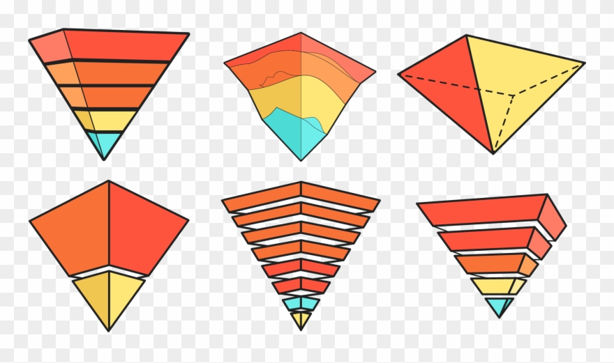 Egypt Clipart Triangle Pyramid - Triangle - Png Download