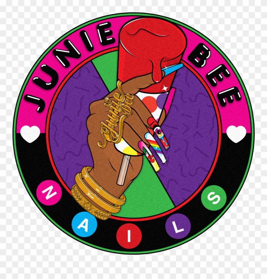 Junie Bee Nails Is Straight Out The 90's, Providing - Junie Bee Nails Clipart