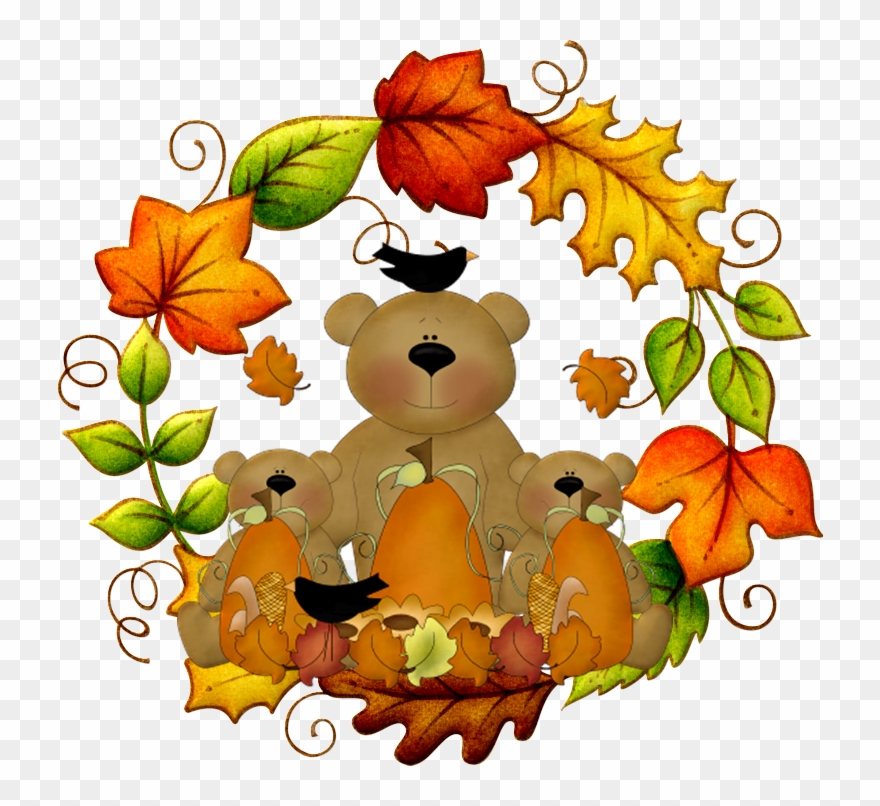 Album - Circle Of Autumn Leaves Svg Clipart