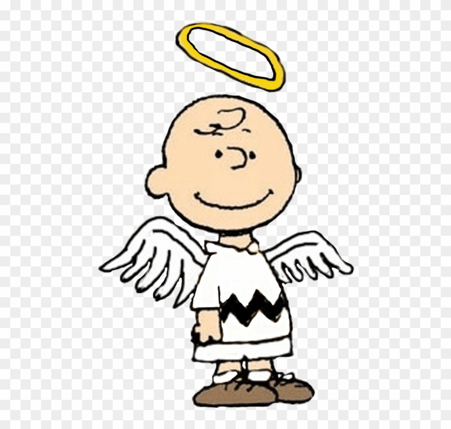 Charlie Brown Angel - Historieta Snoopy Y Charlie Brown Clipart
