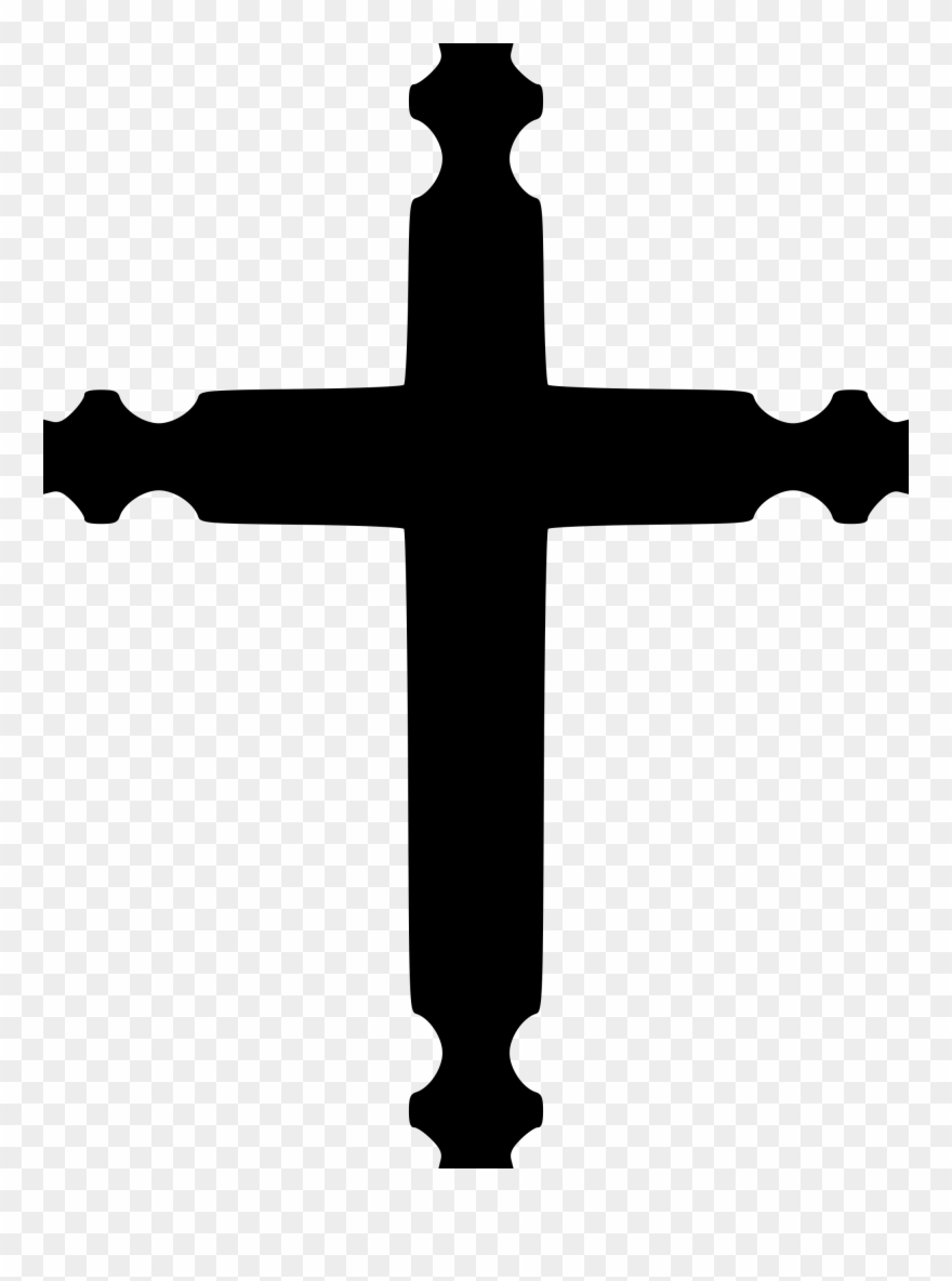 Simple Fancy Cross - Simple Cross Of Jesus Clipart