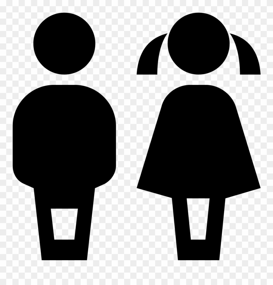 There Is A Simplified Drawing Of Two People Holding - Criança Icon Png Clipart