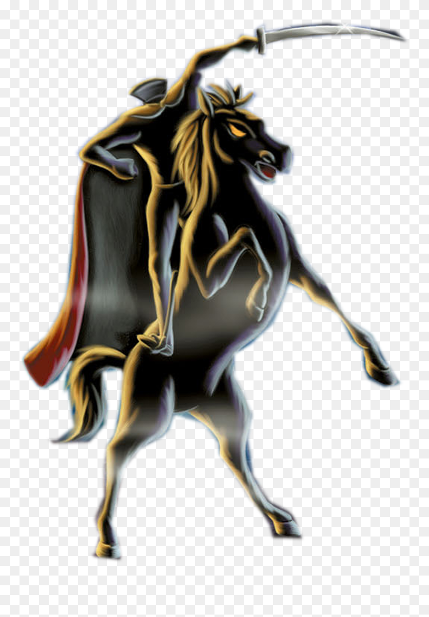 Headless Horseman Clipart Transparent - Sleepy Hollow Headless Horseman Png