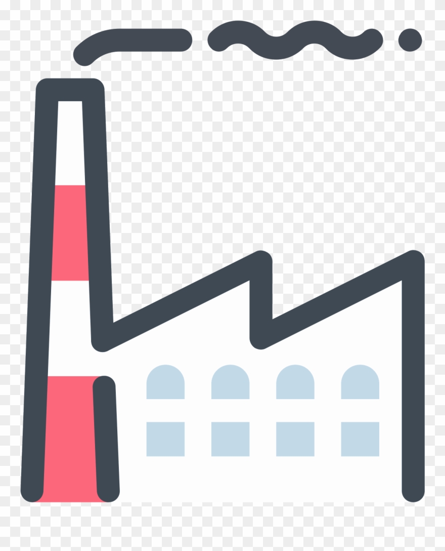 All Icons Are In The Flat Vector Style, However, Differ - Industry Icon Clipart