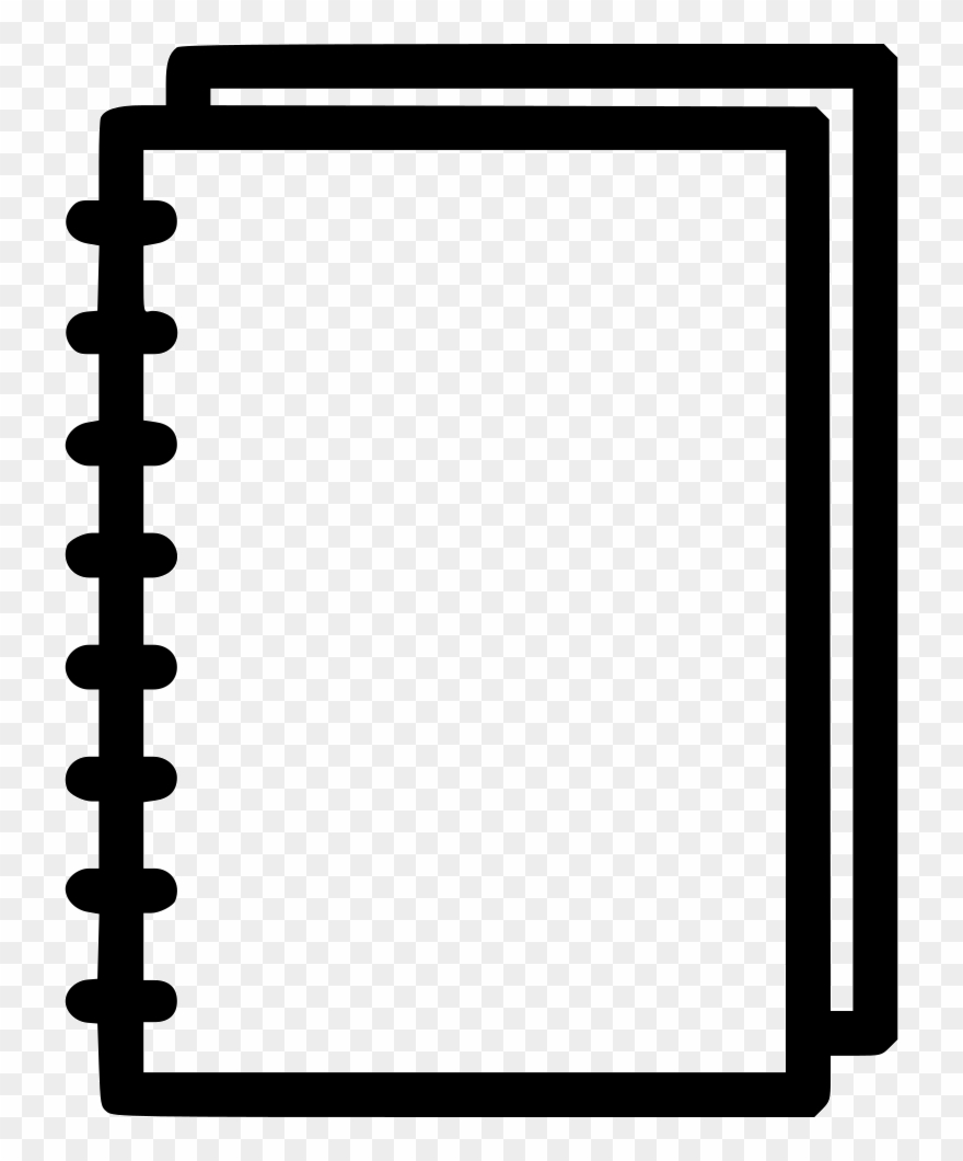 Spiral Notebook Comments - Spiral Notebook Icon Png Clipart