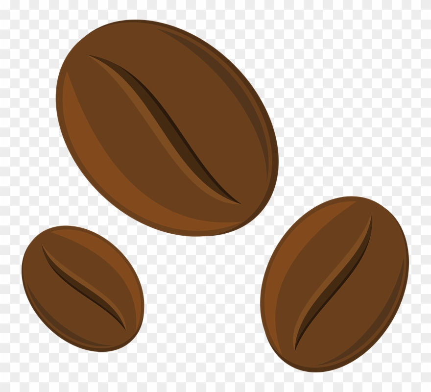Clip Freeuse Stock Beans Drawing - Hạt Cà Phê Vector - Png Download