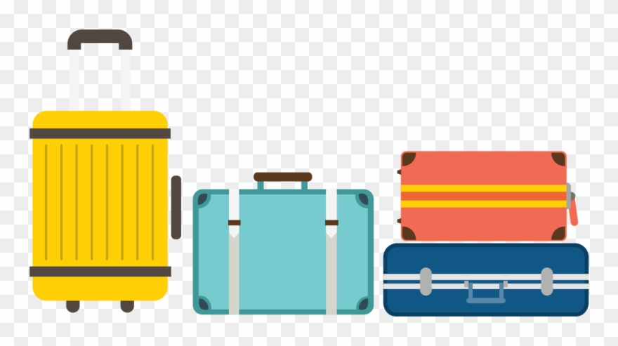 Luggage Clip Graphic Royalty Free Library - Illustration - Png Download