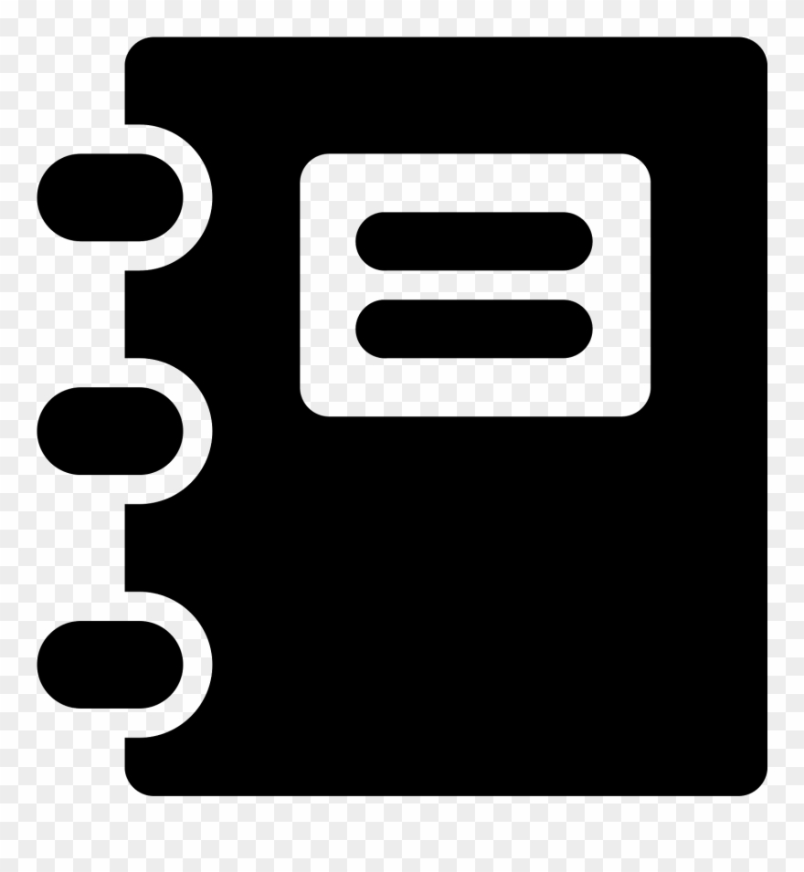 Moleskine Icon Free Download Png And Vector - Dossier Icon Png Clipart