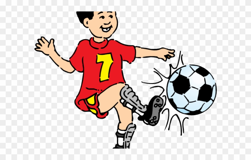 Football Clipart Art - Girls Playing Football Clipart - Png Download