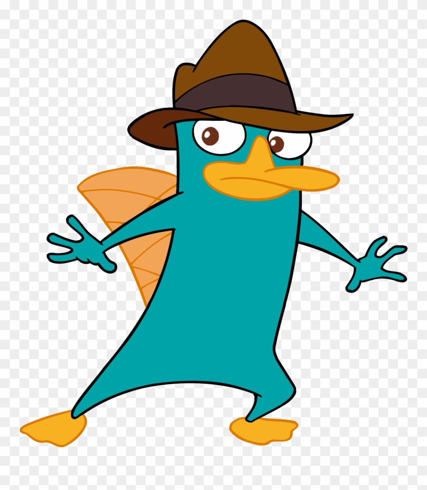 The Platypus - Cartoon Detective Clipart