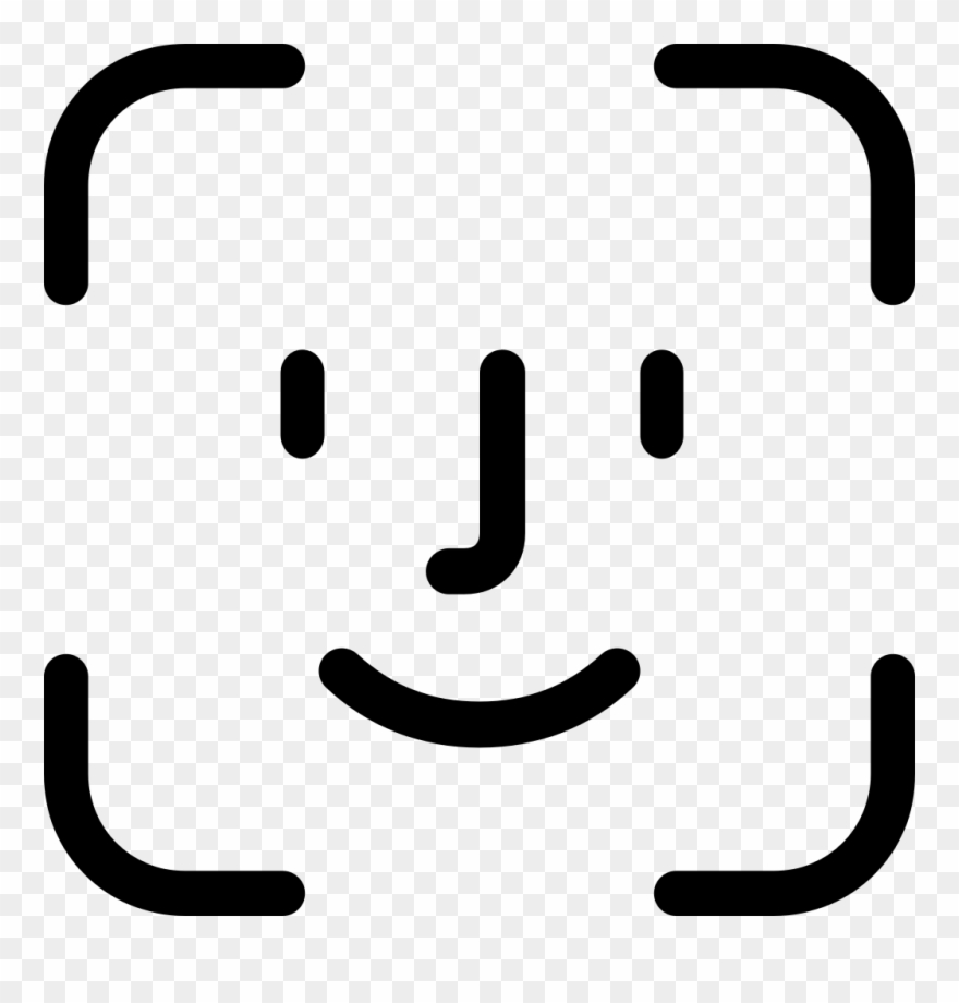 Since 2007, Iphone Owners Have Been Happily Punching - Face Id Logo Png Clipart