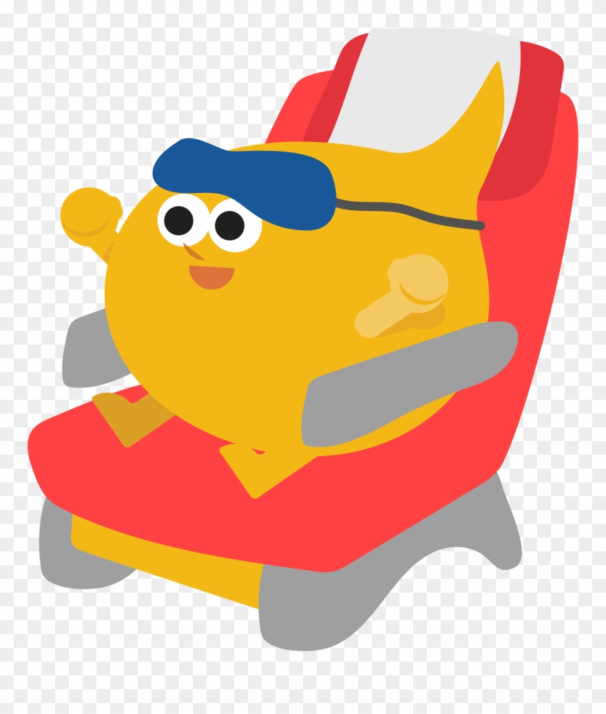 This Is A Sticker Of Bunceeman Waking Up From A Flight Clipart