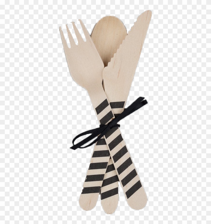 Black Wooden Cutlery Marble - Knife Clipart