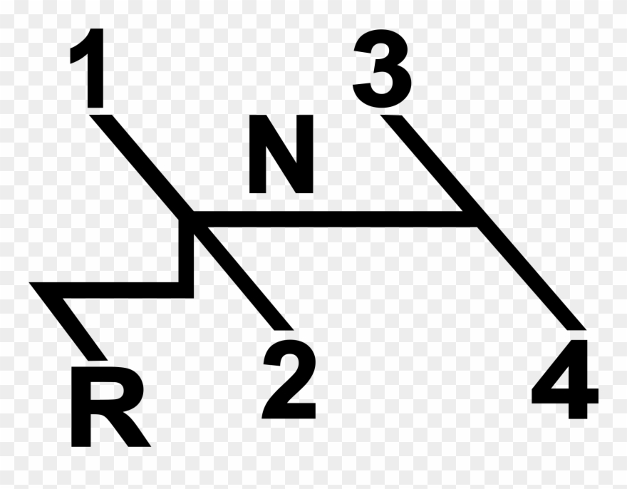 Big Image - Air Cooled Vw Shift Pattern Clipart