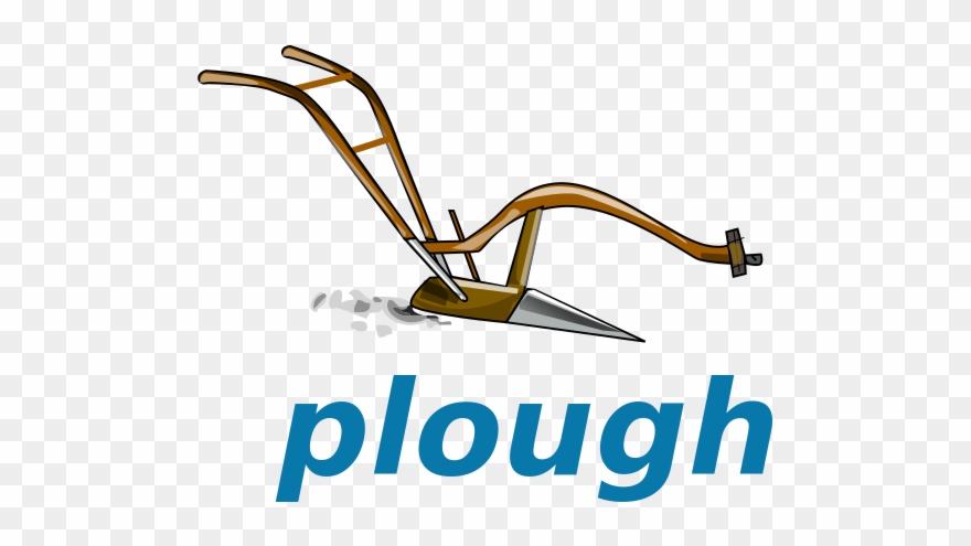 File - Wikivoc-plough - Svg - Cartoon Image Of Plough Clipart