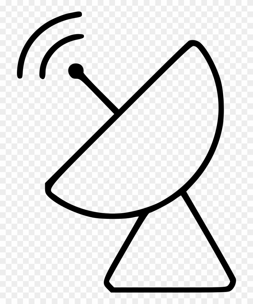 Gps Clipart Satellite Signal - Radar Satellite Png Transparent Png