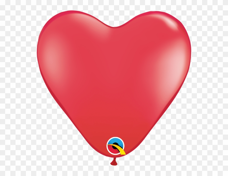 15" Heart Latex Balloons - 80-a-round Birthday Latex Balloons | 6 Count | 11" Clipart