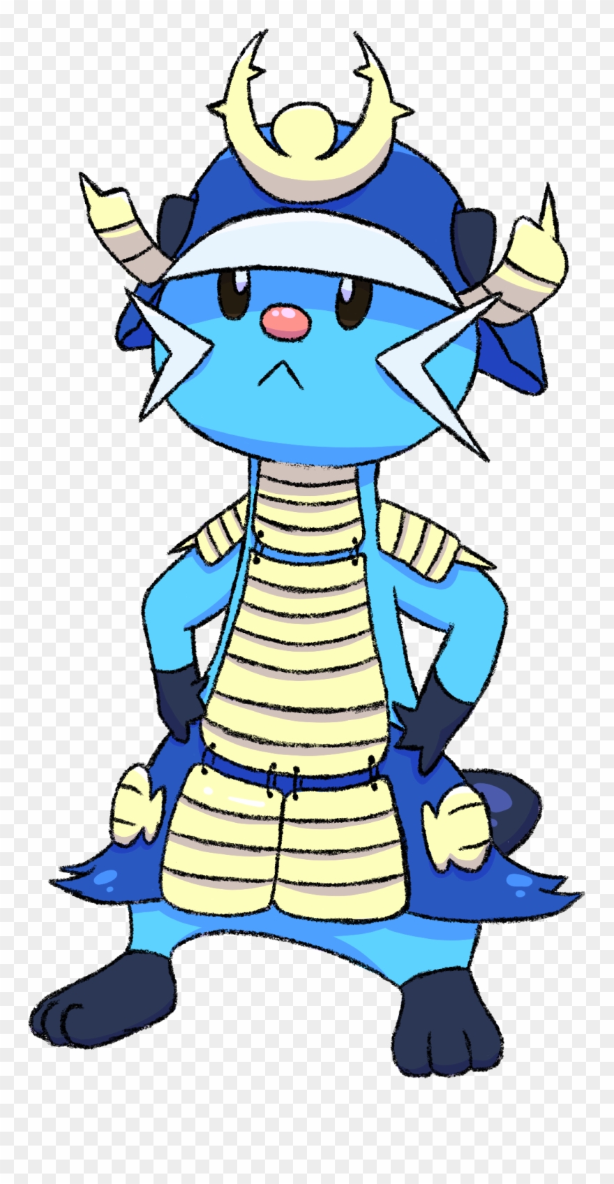 Closet Clipart Hoarder - Dewott Samurai - Png Download