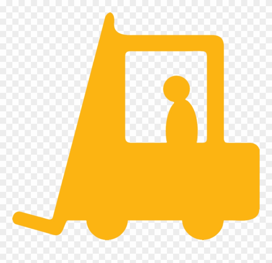Forklift Aisle Marking Sign, Anti-slip - Montacargas Pictogramas Clipart